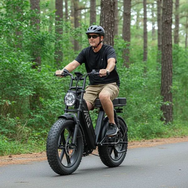 R7 Womens Fat Tire E-Bike 20 Inch | Fashion Ladies Electric Bike for City & Outdoor Use