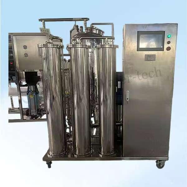 Système d'eau ultrapure 1000LPH avec contrôle PLC et acier inoxydable