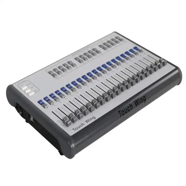 DMX512 Tiger Touch Fader Wing Stage Lighting Console Remote Control