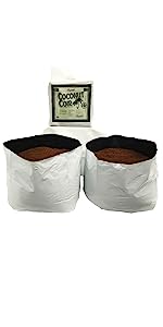 Nursery Growing Bags Large, 7.8x8.6 inches Biodegradable Fabric Seedling Grow Bag, Seed Starting Pots Pouches