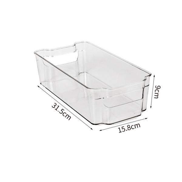 Food Storage Package Square Plastic Kitchen Container for Fridge Drawer Organizer
