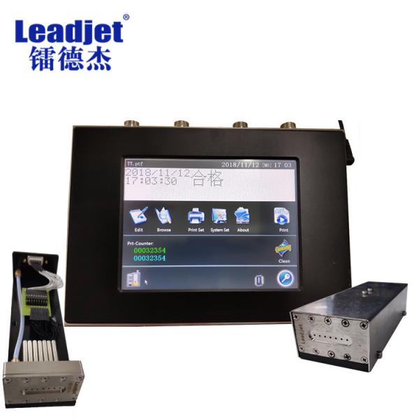 A100 7 Dots Industrial Thermal Inkjet Printer , Leadjet Drop On Demand Inkjet Printer ODM