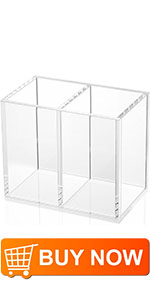 Acrylic Box, C;Ear Box Pen Holder Medical Pack,Clear Desktop Pencil Cup Stationery Organizer For Office Desk Accessory