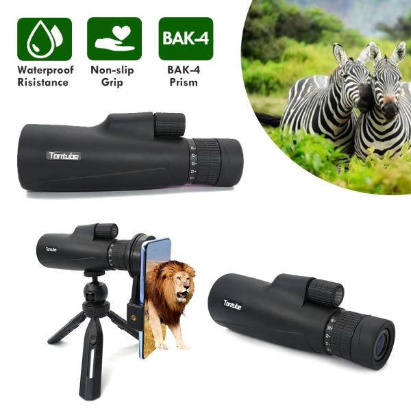 дальнее расстояние телескопа высокого определения 10-30X55 Monocular для смартфона