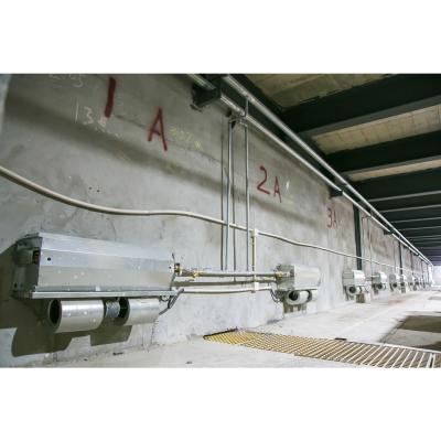 Mecanismo de tiragem de alimentação para a linha de AAC, bloco semi automático que faz a máquina