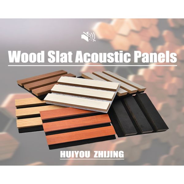 Library Wall Decoration Wood Slat Acoustic Panel PET MDF Sound Absorption Panel