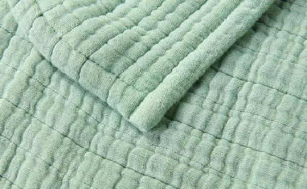 100% Cotton Muslin Blanket King Sustainable Lightweight Muslin Blanket