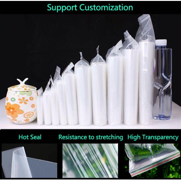 Biodegradable Plastic Bag Transparent PE Slide Seal Freezer Bags, Gallon, Quart, American value, drug store, zipper seal