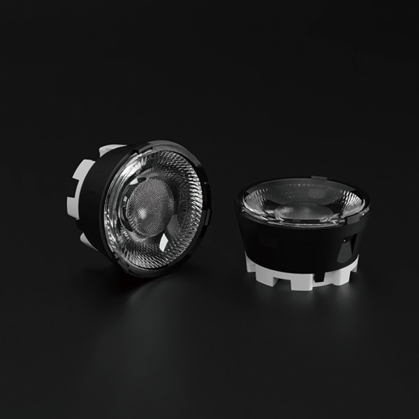50° Wide Viewing Angle PMMA LED Lens with 93% Efficiency for COB Light Sources