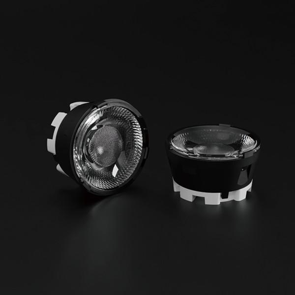 Wide Viewing Angle 50° Led Lamp Lens PMMA Cree LED Lens High K Value