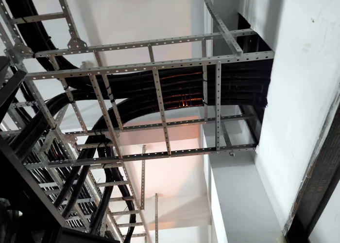 Round Square T-Bar HDG Cable Ladder Type U For Main Power Feeder Routing