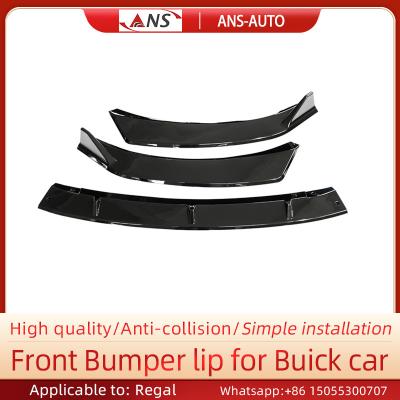 Against Scrapes Front Car Bumper Lip Sturdy Rubber For Buick Regal
