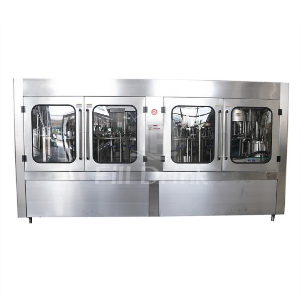 Glass Bottle Carbonated Soft Drink Production Line Balance Pressure Filling