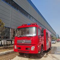 Dongfeng Kr Fire Extinguisher Truck , Foam Tanker Dry Powder Fire Truck