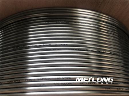 Capillary Precision Coil Tubing Super Duplex Stainless S32750 For Chemical Injection Line