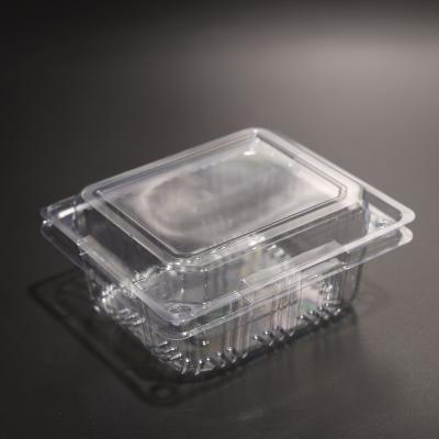 Eco Friendly PET Rectangular Food Storage Containers With Lids Freezer Safe