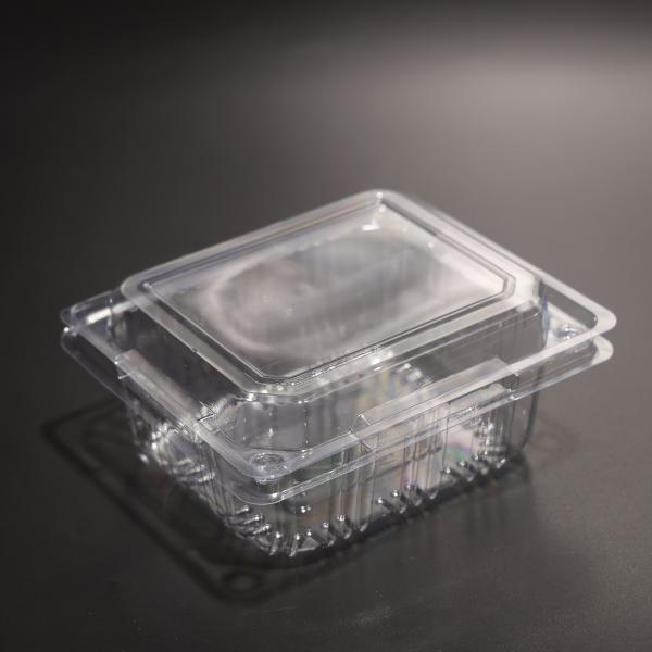 Eco Friendly PET Rectangular Food Storage Containers With Lids Freezer Safe