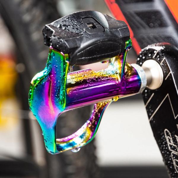 Pedales coloridos de la cerradura de los pedales SPD de la bici del camino de los pedales de KOOTU Clipless