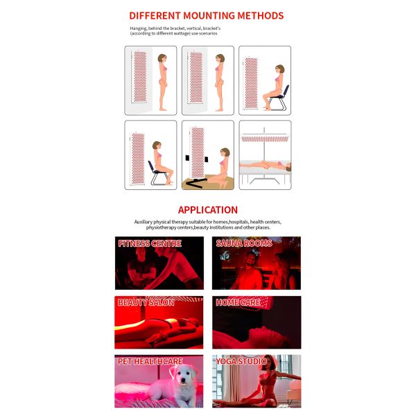 Full Body Red Therapy Light 3000W 600 Leds Red Light Therapy Panels