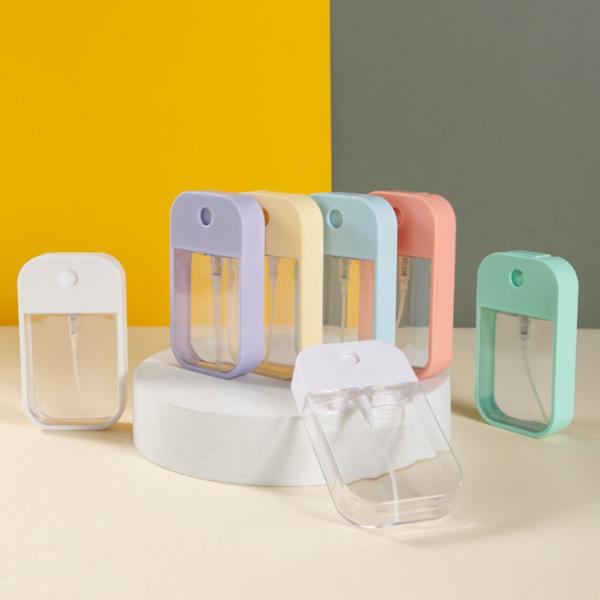 45ml Plastic Credit Card Mist Pump Sprayer For Liquid Pink Green White