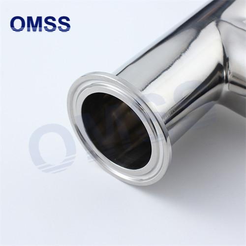 7MP Stainless Steel Sanitary Pipe Fittings Tri Clamp Equal Tee