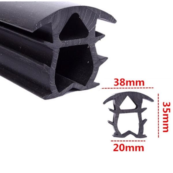 Т-образная резиновая экструзионная пленка EPDM для солнечных панелей, устойчивая к ультрафиолету 35х16 мм