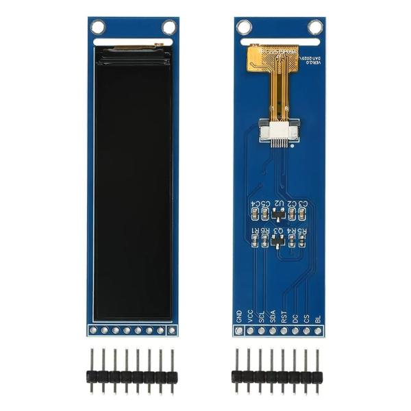 2.25 Inch Bar Type TFT 76*284 4wire SPI Interface Driving IC ST7789