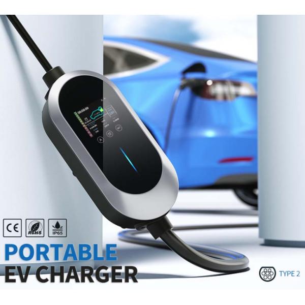 16a Ip65 Ac Ev Portable Electric Car Charging Station Adjustable Ev Charging Pile