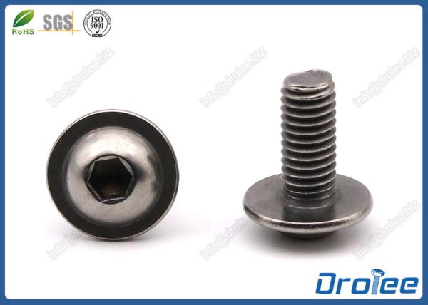 304/316/410/18-8 Stainless Steel Hex Drive Flanged Round Washer Head Screws