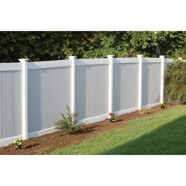 Virgin Material PVC Privacy Fence White Vinyl Outdoor Backyard Garden Fence
