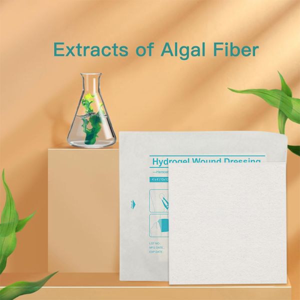 High Absorbency Calcium Alginate Dressing 10x10 For Hospital Wound Care