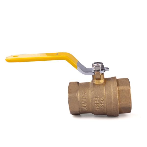 600WOG 1/2 1 2 BSP Thread Brass Gas Ball Valve OEM ODM Support