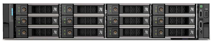 Сервер шкафа DELL EMC Poweredge R740xd 2U сервера хранений 192TB