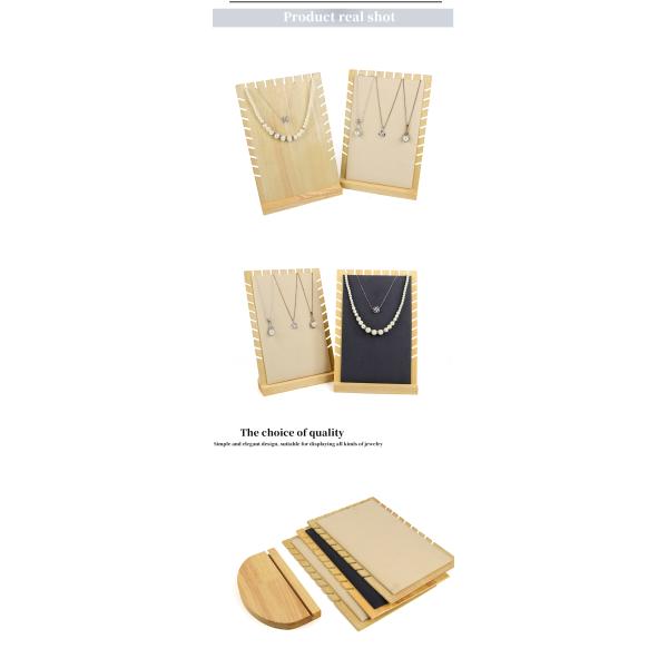 Panneau d'affichage de pendentif en bois à tranchée