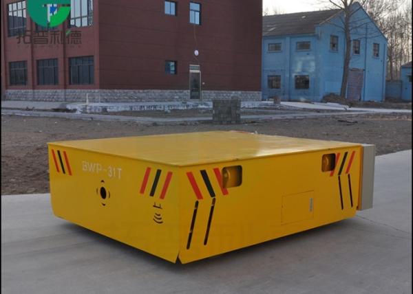 31t industrial die handling cart of rail transfer powered by72v lithium battery