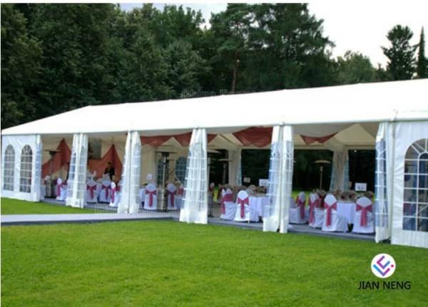 Water Resistant Small Aluminum Frame Tent , 12m Width Wedding Tent