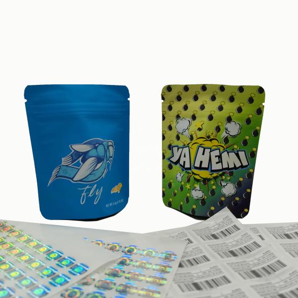 Childproof 100 Mircons Resealable Stand Up Pouches For Food Packaging