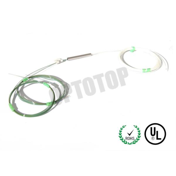 0.25mm Bare Fiber Optic PLC Splitter Steel Tube 1 X 8 Port No Connector
