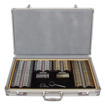Easy Carry On Optometry Trial Lens Set 158 PCS Accurate Optical Lens Accessories: Black, PH, Slit, Red, Frosted,