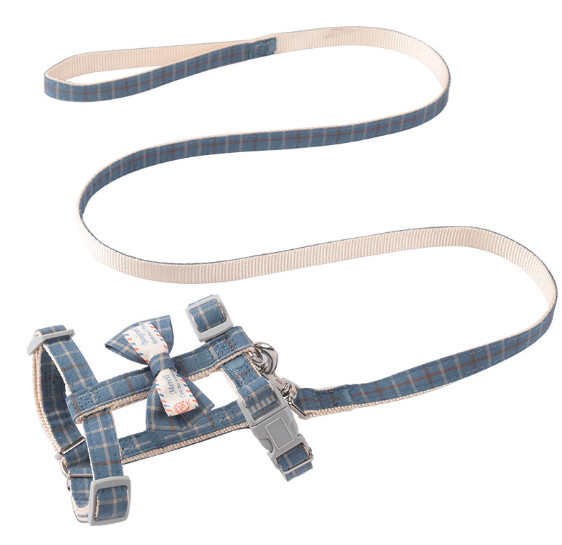 Animales ajustables de Cat Hiking Harness For Kittens de la prueba de nylon suave del escape pequeños