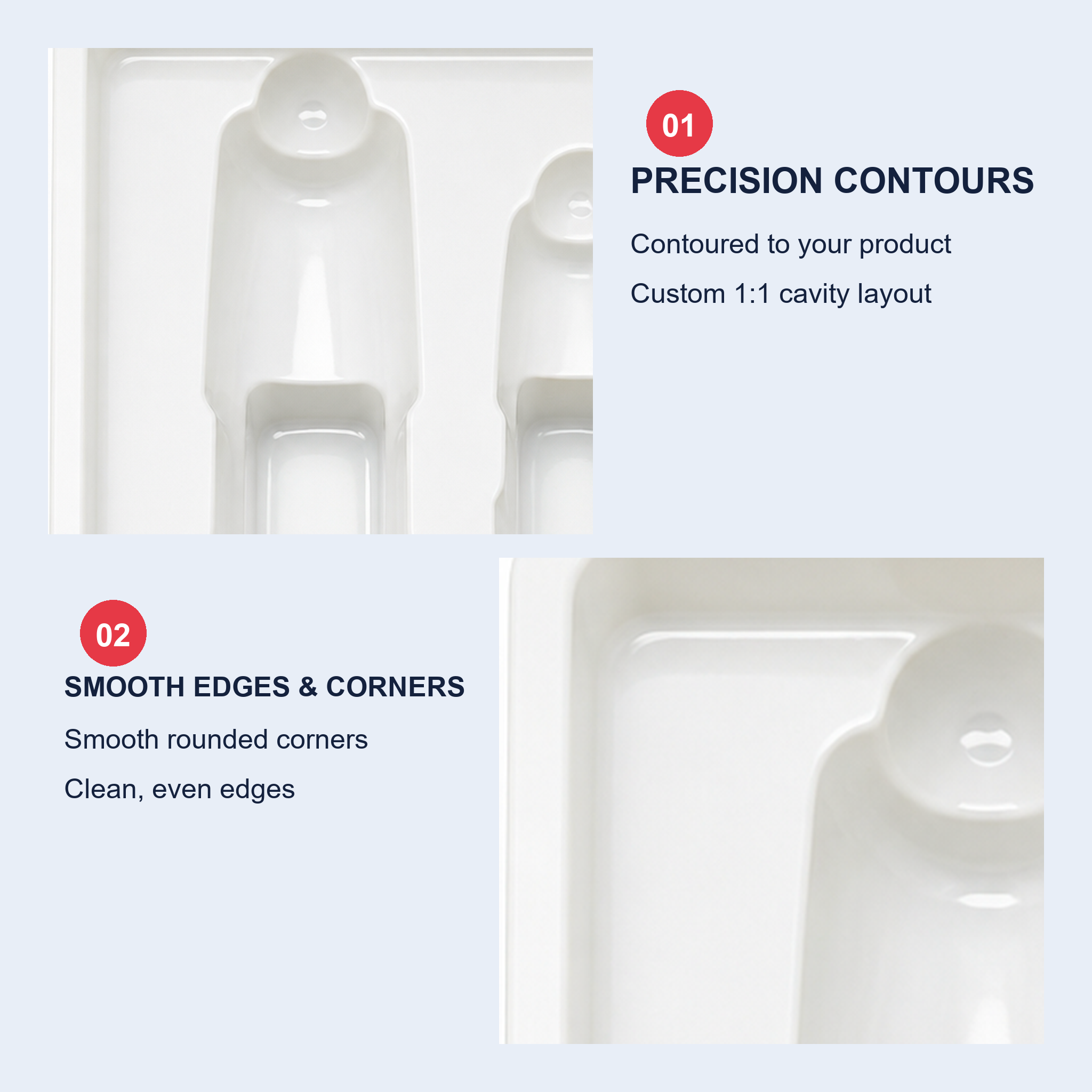 Transparent Plastic Gift Box for Hardware Tool Kit Blister Insert Tray Custom Thermoformed Packaging Manufacturer