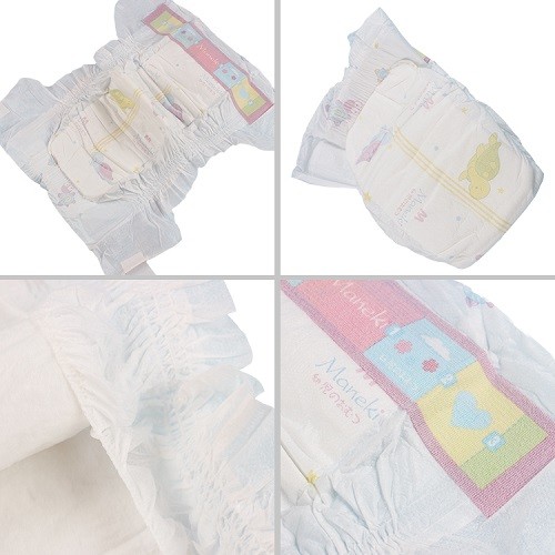 PP Tape Or Magic Tape Soft Care Baby Diapers 3D Leak Prevention Channel