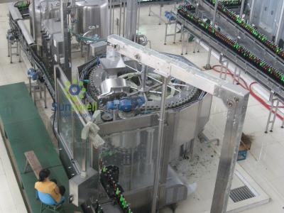 Máquina de enchimento automática giratória da cerveja, máquina de enchimento volumétrico da Multi-Cabeça
