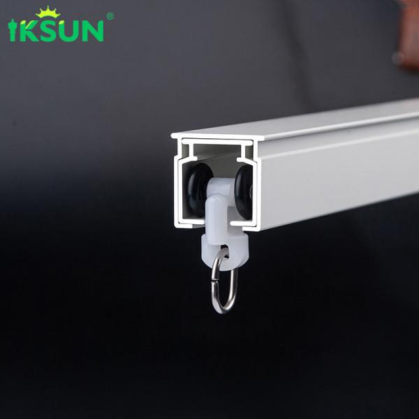3.5m Stretchable Aluminium Curtain Rail Track Adjustable For Household