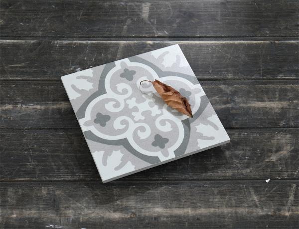 Gray 20x20cm Ceramic Rustic Tile for Indoor Floor
