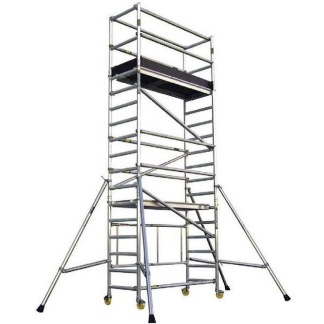 Customized Aluminium Mobile Scaffolding Tower Prefabricated Scaffolding Tower With Wheels