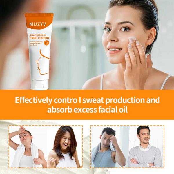 Private Label Refreshing Antiperspirant Anti Sweat Absorbing Face Lotion For Women Men