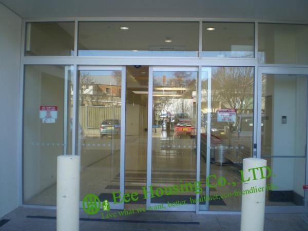 Automatic Sliding Door With Aluminum Frame, Automatic Aluminum Office Door, Glass door