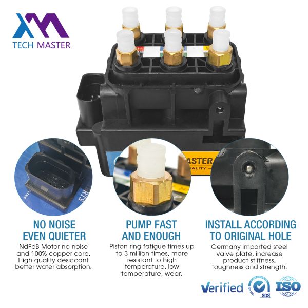 German Car Auto Parts Air Suspension Solenoid Valve Block for W221 W222 2123200358 0993200058