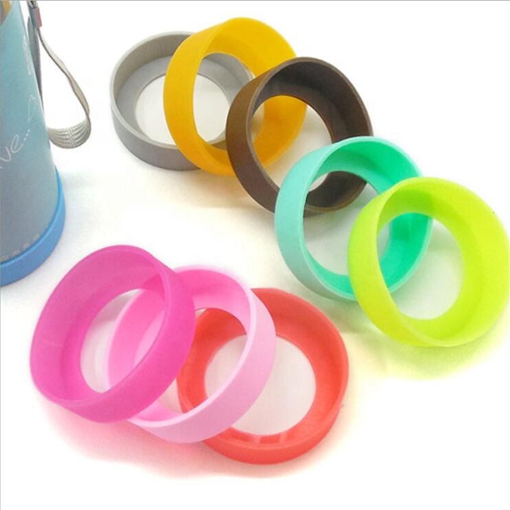 Silicone Purple Rubber Grip Bottle Cup Grip Heat Resistant Sleeve Grip Holder